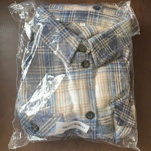 NEW in bag, never worn flannel shirt/jacket XL